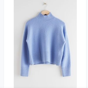 & Other Stories Ultra Soft Mock Neck Sweater
